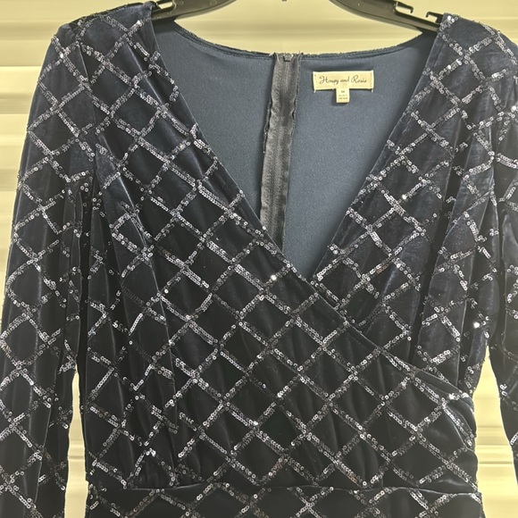 Gently used holiday/party dress soft material. - Picture 3 of 6